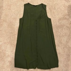 Madewell Green Shift Dress